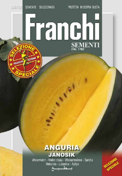 Wassermelone Janosik (Citrullus lanatus) 50 Samen FR